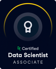 DataCamp Certified Associate Data Scientist